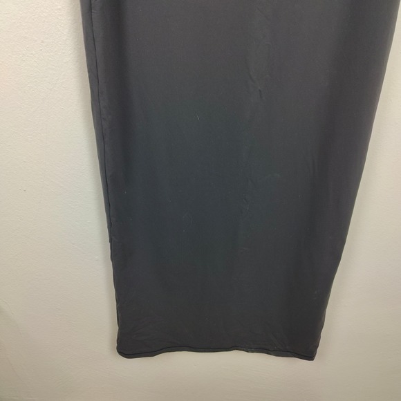 Skims Fits Everybody Tube Dress Womens Medium Onyx Black Maxi Bodycon NWT Glam - Picture 4 of 11